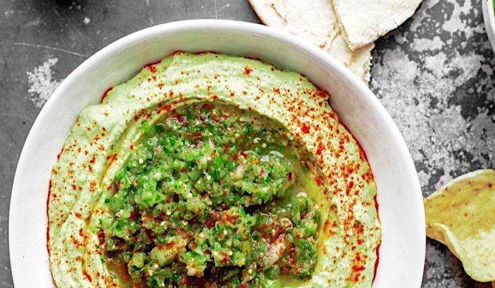 Hummus di avocado