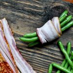 Involtini di fagiolini e pancetta