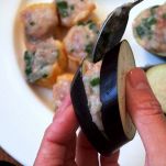 Melanzane ripiene fritte