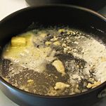 Paccheri crema di zucchine e gamberetti