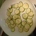 Paccheri crema di zucchine e gamberetti