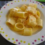 Paccheri salmone e panna