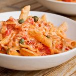 Pennette cacio e uova