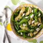 Piselli con carciofi