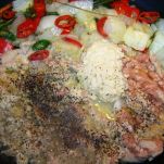 Pollo patate e piselli