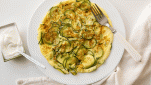 Frittata di zucchine e feta