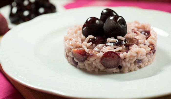 Risotto con le ciliegie