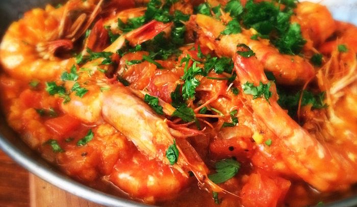 Scampi alla busara