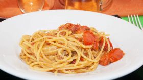 Spaghetti con le acciughe