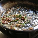 Spaghetti con le acciughe