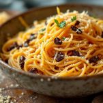 Spaghetti con le acciughe