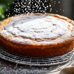 Torta al cacao e cocco pronta