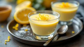 Un soffice dolce al cucchiaio senza uova e cruelty free