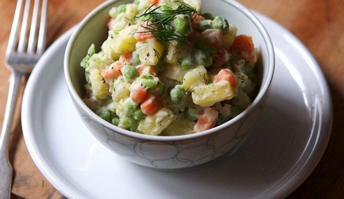 Insalata russa vegana