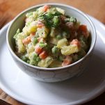 Insalata russa vegana