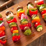 Spiedini di verdure grigliate
