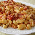 Gnocchi al sugo di anatra
