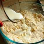 Crostata di crema e ricotta