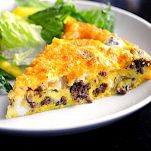 Frittata al cheeseburger
