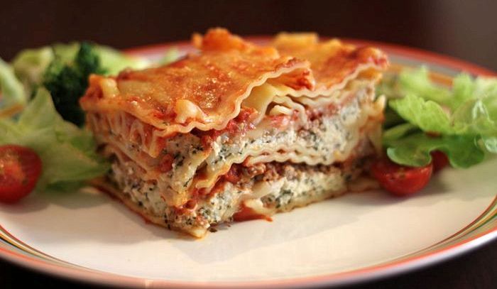 Lasagne al salmone e spinaci