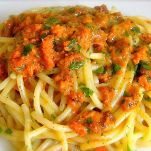 Pasta con polpa di ricci