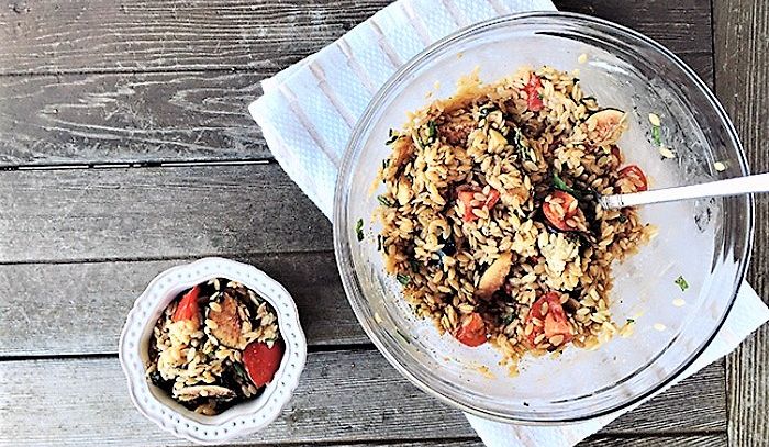 Risotto ai fichi e gorgonzola