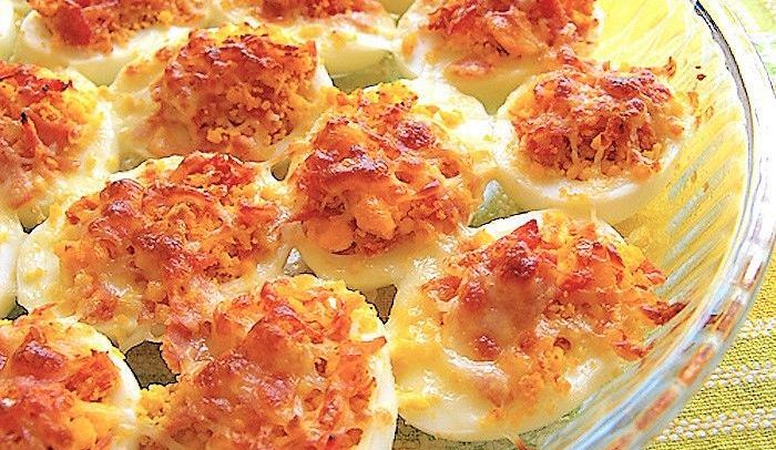 Ricetta Uova ripiene gratinate - Le Ricette di Buonissimo