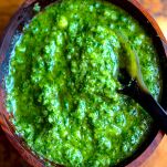 Spaghetti al pesto di fagiolini