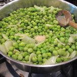 Farfalle alla crema di piselli