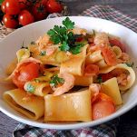 Paccheri ai gamberi