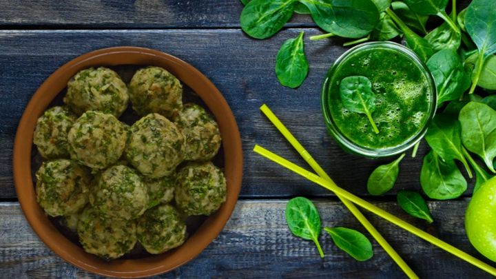 Polpette di spinaci con tofu