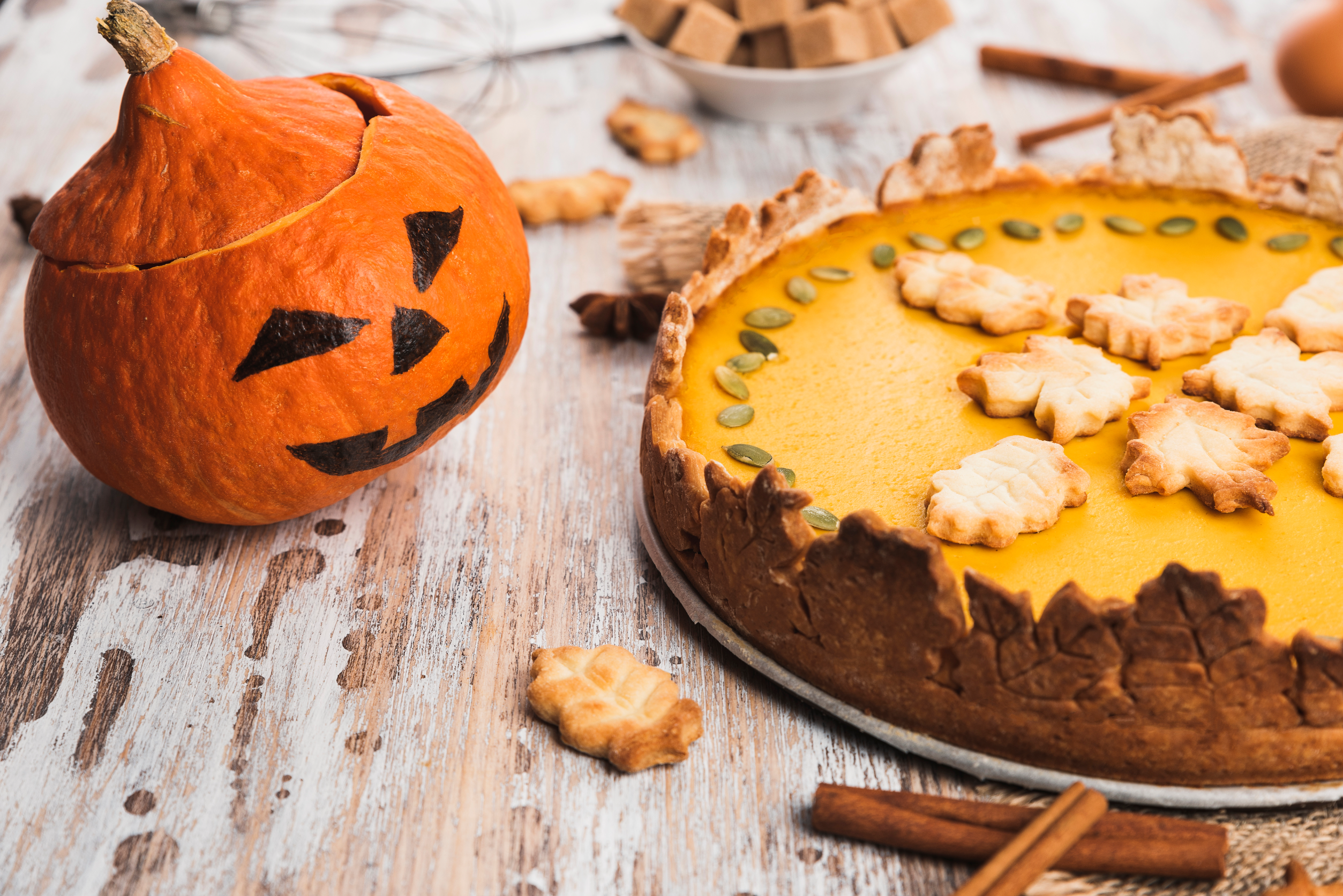 torta di zucca per halloween