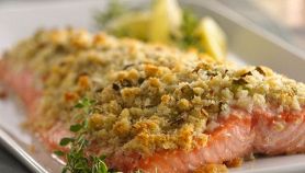 Filetti di salmone al forno con aneto