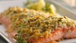 Filetti di salmone al forno con aneto