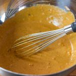 Polenta di ceci con cicoria