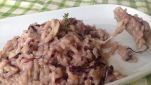 Risotto radicchio e funghi
