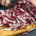 Risotto radicchio e funghi