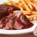 Entrecote di manzo con salsa al vino rosso