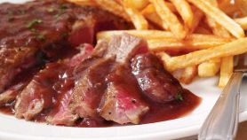 Entrecote di manzo con salsa al vino rosso