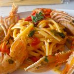 Fettuccine agli scampi