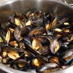 Spaghetti cozze e gamberetti