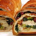 Verdure in crosta di pane