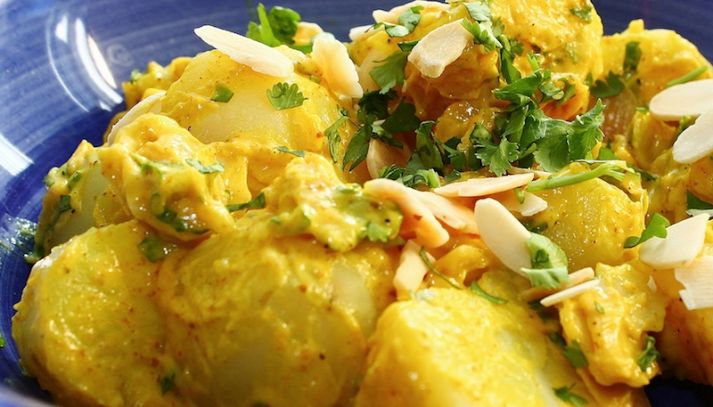 Insalata di patate al curry