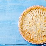 Torta di mele a raggi