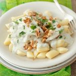 Gnocchi al gorgonzola e noci