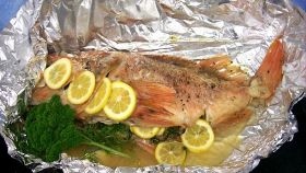 ​La cottura del pesce al cartoccio