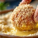 Polpette pronte per la frittura.