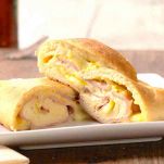 Rotolo di patate al prosciutto