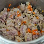 Spezzatino con piselli