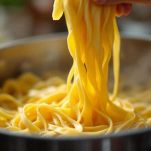 La cottura delle tagliatelle